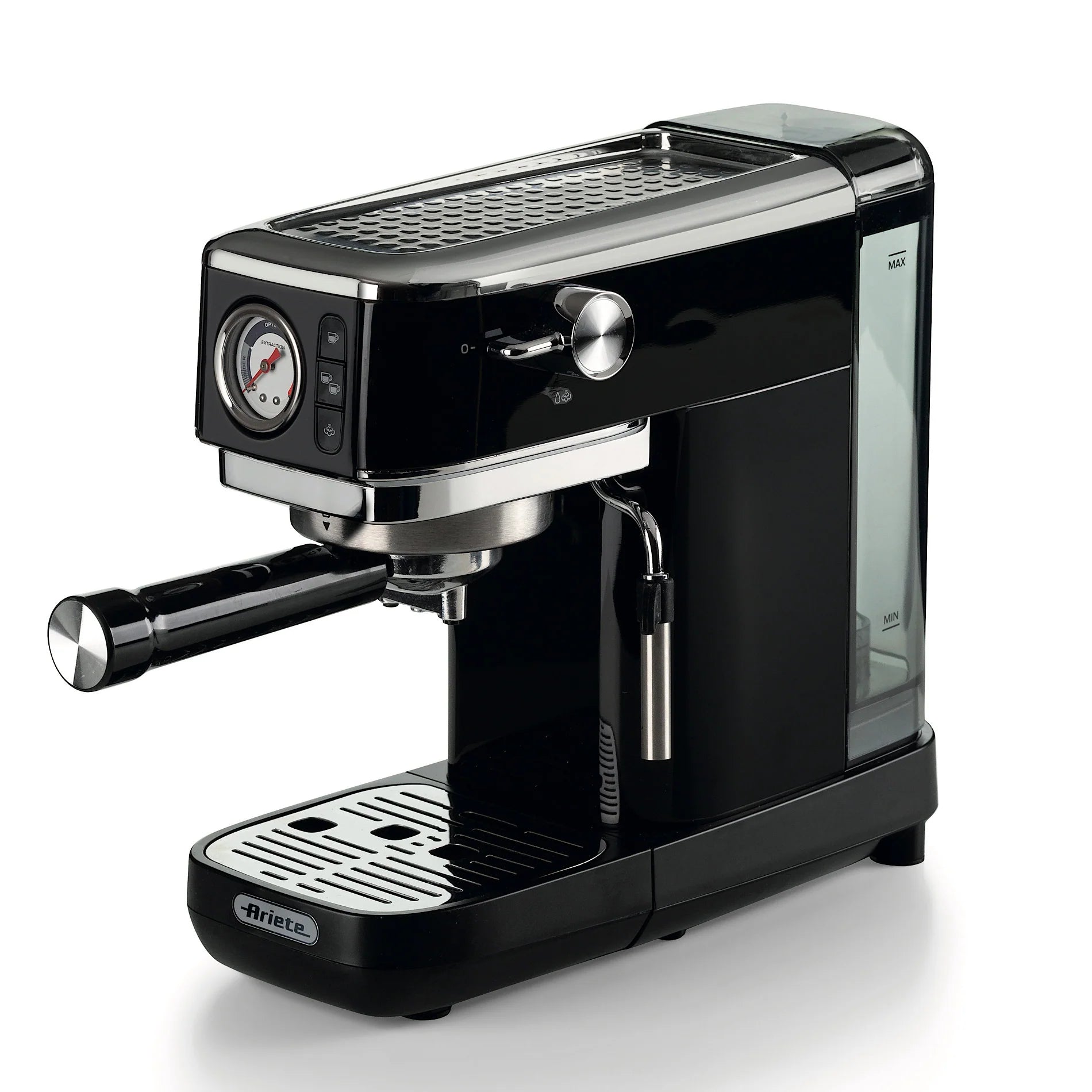 Ariete Metal coffee machine with pressure gauge